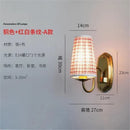 Axyaa Gold Lustre Fabric LED Wall Lamps - Classic Medieval Retro Design