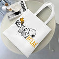 Axyaa Cartoon Dog Tote Bag - Foldable Shoulder Bag for Women and Students
