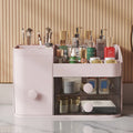 Axyaa Makeup Organizer: Large Capacity Storage Box for Cosmetics and Stationery