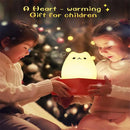 Axya Silicone Cat Night Light, 7 Color Table Lamp for Home Decor