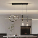Axyaa LED Ceiling Light - Modern Minimalist Chandelier for Living Room & Bar Counter