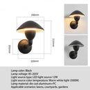 Axyaa Modern Outdoor Wall Lamp for Garden Terrace Staircase Balcony Decoration