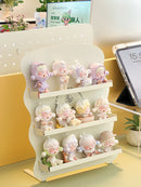 Axyaa Metal Dolls Display Cabinet | Multi-Layer Hand-Made Figure Holder Rack