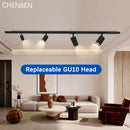 Axyaa LED Track Spotlight GU10 Bulb Fixture for Home, Shop & Kitchen
