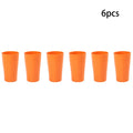 Axyaa 24-Piece Orange Wheat Cutlery & Dinnerware Set for Unbreakable Dining Experience