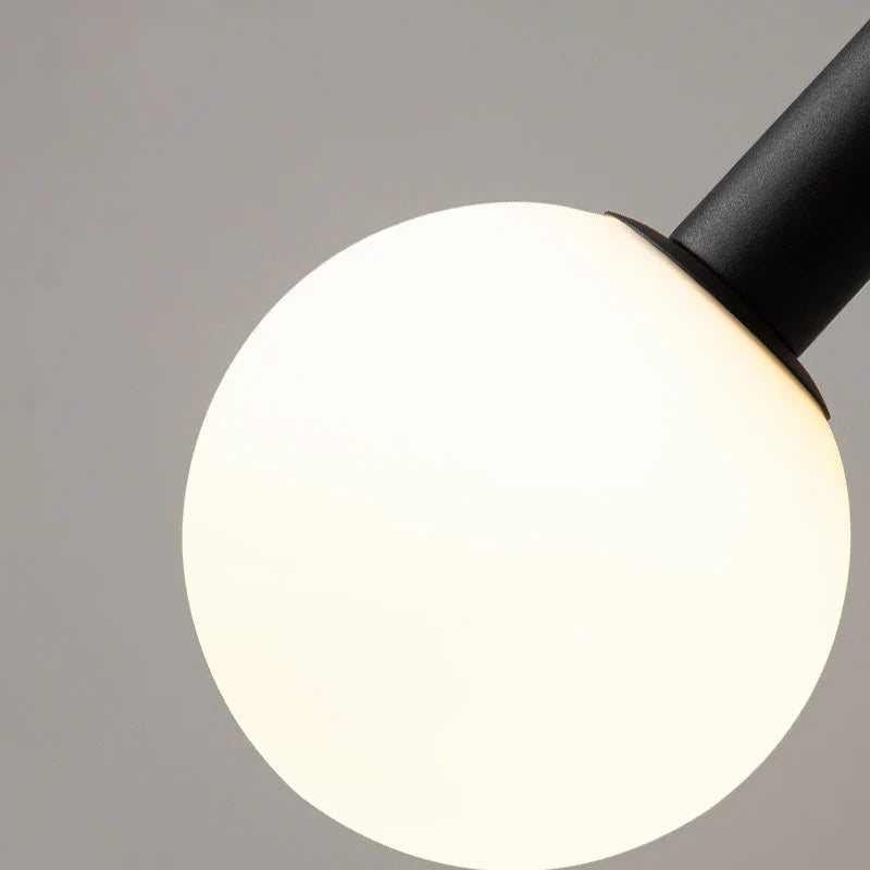 Axyaa Nordic Design Black White Pendant Lights - Modern Minimalist Wall Lamp with LED G9 Bulb