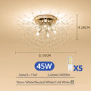 Axyaa Dandelion Chandelier Crystal Ceiling Lights for Children's Room