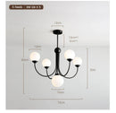 Axyaa Modern Living Room Chandelier, American & French Style, Simple & Fashionable Home Designer