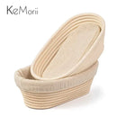 Axyaa Rattan Banneton Bread Basket - Handmade Dough Fermentation Wicker Bowl for Sourdough