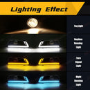 Axyaa LED Daytime Running Lights Turn Signal for Chevrolet Malibu 2011-2015