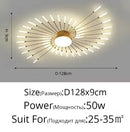 Axyaa Sunflower Chandelier LED Ceiling Light for Home Illumination