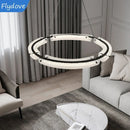 Axyaa Glass LED Chandelier Home Lighting - Nordic Minimalist Designer for Living Room Dining Bedroom