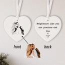 Axyaa Personalized Ceramic Photo Engraved Heartfelt Keepsake Gift