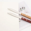 Axyaa Wood Handle Steak Knives Set Stainless Steel Cutlery Dinnerware Kit