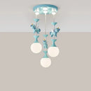 Axyaa Children's LED Carousel Pendant Chandelier for Princess Room & Living Room