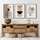 Axyaa Geometric Abstract Canvas Print Wall Art for Modern Home Decor