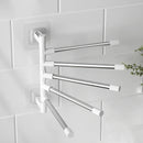 Axyaa Stainless Steel Wall Shelf & Towel Rack Bathroom Kitchen Organizers Storage Shelf