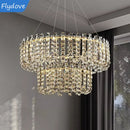 Axyaa Crystal Chandeliers: Luxury LED Lighting for Home, Hotel, Restaurant & Living Room