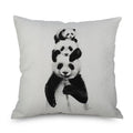 Axyaa Owl Linen Pillowcase 45x45cm Decorative Cushion Cover Sofa Throw Pillows Case