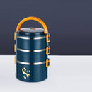 Axyaa Stainless Steel Bento Box Set for Child & Adult Lunch Storage