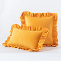 Axyaa Velvet Ruffle Cushion Cover for Home Decor 30x50/45/50cm