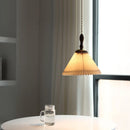 Axyaa White PVC LED Pendant Light, Japan Style Hanging Lamp for Children's Bedroom