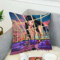 Axyaa Anime Art Pillowcase Cushion Cover 45*45 for Sofa Decor