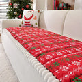 Axyaa Winter Plush Sofa Cover: Thick Anti-Slip Decorative Universal Towel
