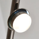 Axyaa Tri Color Glass Pendant Light with Gold and Black Fixture