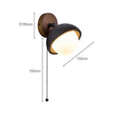 Axyaa Retro Stone Wall Lamp with Pull Switch