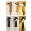 Axyaa LED Wall Lamps: Modern Rotating Dimmer Reading Lights for Bedroom or Living Room