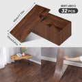 Axyaa Wood Grain Self-Adhesive Floor Strips: Peelable & Sticky for Living Room, Bedroom