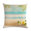 Axyaa Printed Linen Pillowcase 45*45cm for Sofa Chair Decoration
