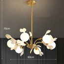 Axyaa Antique All Copper Pendant Lamp for French Style Bedroom