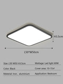 Axyaa Ultrathin LED Ceiling Lamp Remote Control for Modern Interior Lighting