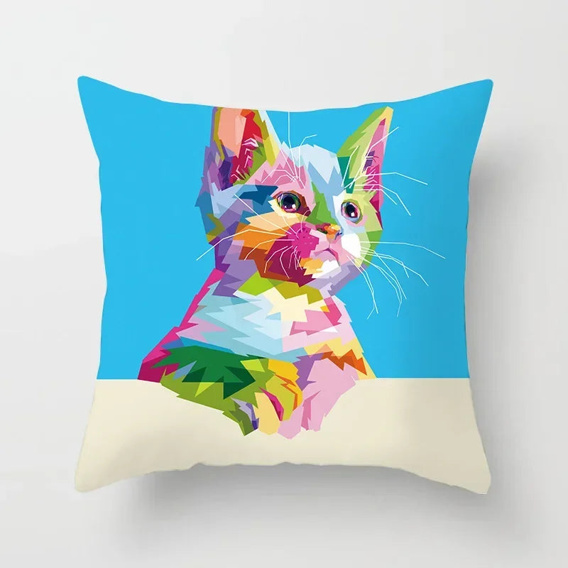 Axyaa Abstract Animal Pattern Pillowcase 45*45cm