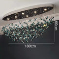 Axyaa Luxury Crystal Chandelier Dining Room Ceiling Light Indoor Lighting
