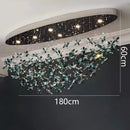 Axyaa Luxury Crystal Chandelier Dining Room Ceiling Light Indoor Lighting