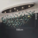 Axyaa Luxury Crystal Chandelier Pendant Light for Living & Dining Room