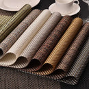 Axya Waterproof Printed Dining Placemat Set, Non-Slip & Heat-insulated Tableware Mats