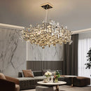 Axyaa Crystal Luxury Pendant Light for Living & Dining Room