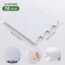 Axyaa 3D Self-Adhesive Wall Tiles, 10pcs, 11.81X11.81In, Splashback Stickers for Home and Indoor Spaces