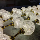 Axyaa Loft Staircase Chandelier with French Pearl Necklace Design