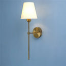 Axya Nordic Retro Wall Lamp with Flared White Lampshade