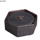 Axyaa Frosted Ceramic Dim Sum Plate for Oriental Delights