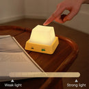 Axyaa LED Night Light Bedside Lamp USB Rechargeable for Baby Bedroom Decor