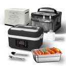 Axyaa 8000mAh Smart Heat Preservation Electric Lunch Box for Travel & Office