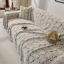 Axyaa Velvet Sofa Protector & Plush Fleece Blanket - Universal Sofa Cover