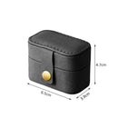 Axyaa Mini Jewelry Box: Portable Travel Organizer for Earrings, Necklaces, Rings