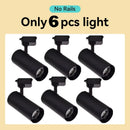 Axyaa LED Track Light Rail for Clothing Shop Spotlight Fixture